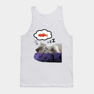 SLEEPY CAT Tank Top